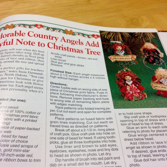 Country Woman Christmas crafts and recipes 2002 - Picture 6 of 10